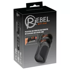 Rebel - pulsing, vibrating masturbator (black)
