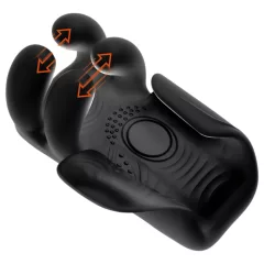Rebel - pulsing, vibrating masturbator (black)