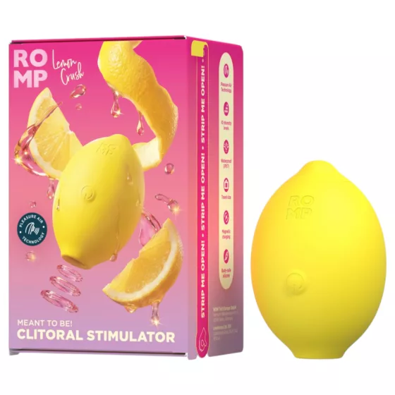 Romp Lemon Crush - air‑pulse clitoral stimulator (yellow)