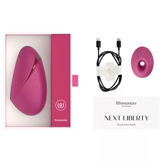 Womanizer Next Liberty - Air-Pulse Clitoral Stimulator (Pink)
