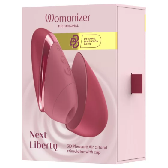 Womanizer Next Liberty - air‑pulse clitoral stimulator (red)