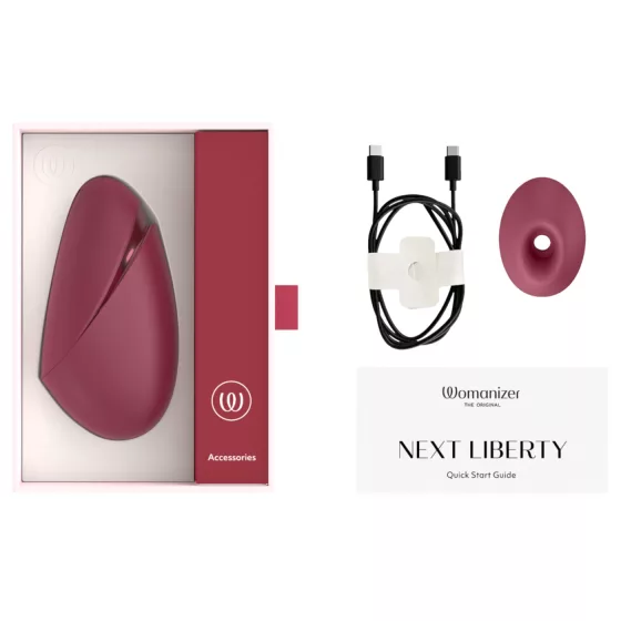 Womanizer Next Liberty - air‑pulse clitoral stimulator (red)