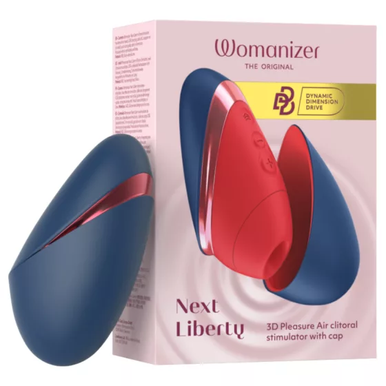 Womanizer Next Liberty - air‑pulse clitoral stimulator (blue)