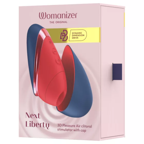 Womanizer Next Liberty - air‑pulse clitoral stimulator (blue)