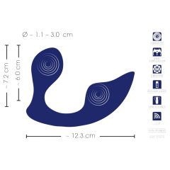 SMILE - Remote Control Blue Panty & Anal Vibrator