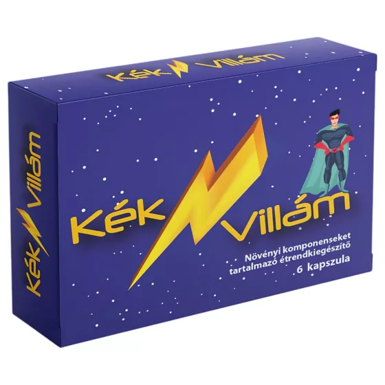 Blue Lightning - dietary supplement capsules for men (6 pieces)