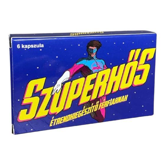 Superhero - powerful dietary supplement capsules for men (6pcs)