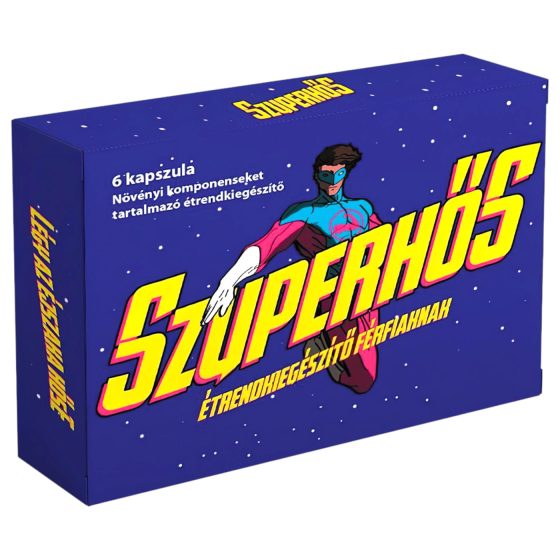 SuperHero - Potent Dietary Supplement Capsules for Men (6-pack)