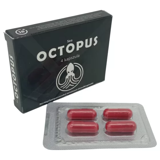 Octopus - Dietary Supplement Capsules for Men (4-Pack)