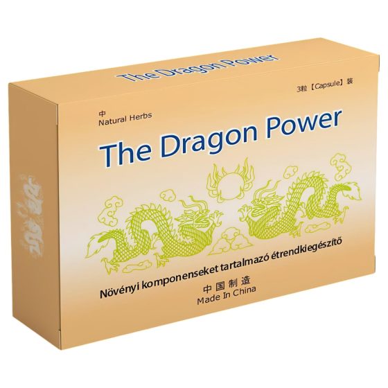 Dragon Power - Dietary Supplement Capsules for Men (3 Pack)