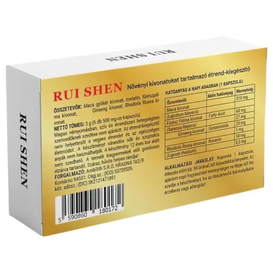 Rui Shen - ejaculation-delaying capsules (6 pcs)