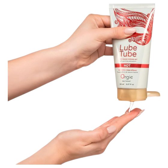 Orgie Lube Tube - Warming Sensation Lubricant Gel (150ml)