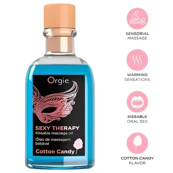 Orgie Sexy Therapy - Cotton Candy Massage Oil Set