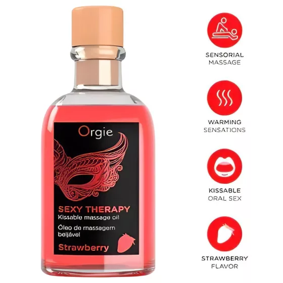 Orgie Sexy Therapy - Strawberry Massage Oil Set