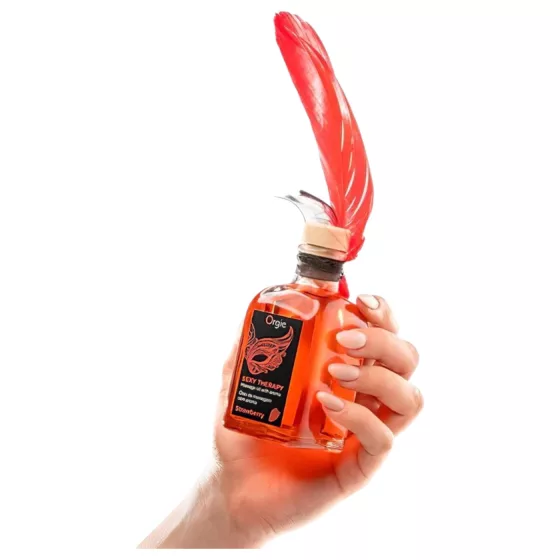 Orgie Sexy Therapy - Strawberry Massage Oil Set