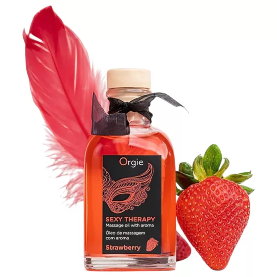Orgie Sexy Therapy - Strawberry Massage Oil Set