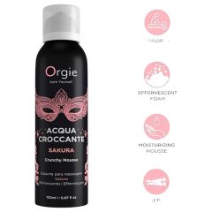 Orgie Acqua Croccante - Cherry Blossom Massage Foam (150ml)