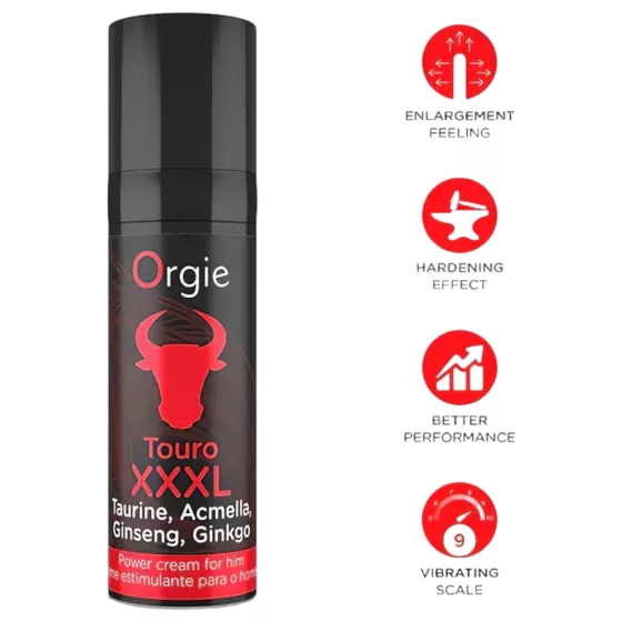 Orgie Touro XXXL - Erection Enhancing Cream (15ml)