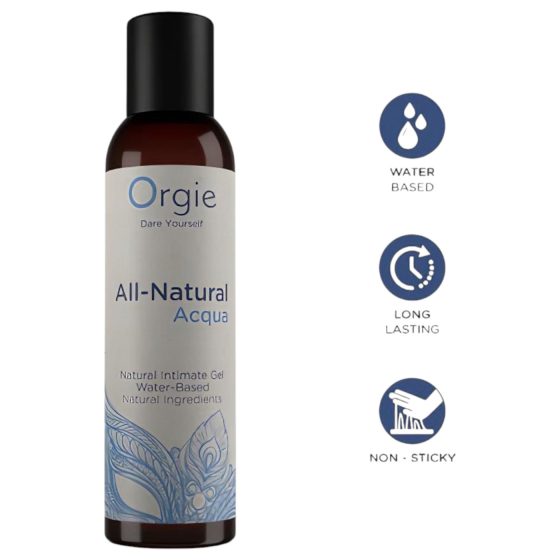 Orgie All Natural - Water-Based Lubricant Gel (150ml)