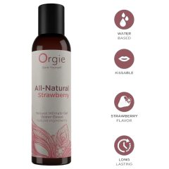   Orgie All Natural - Water-Based Lubricant Gel - Strawberry (150ml)