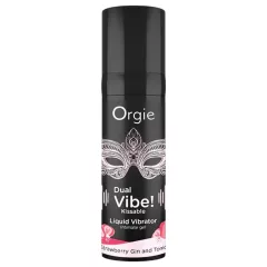   Orgie Dual Vibe - Unisex Liquid Vibrator - Strawberry Gin Tonic (15ml)