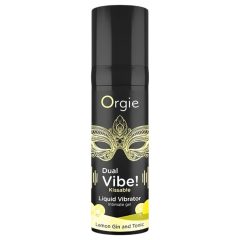Orgie Dual Vibe - Unisex Liquid Vibrator - Gin Tonic (15ml)