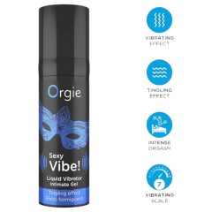 Orgie Bunny - Vibrating Black Penis Ring Set