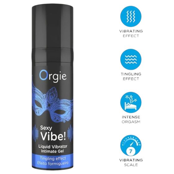 Orgie Bunny - Vibrating Black Penis Ring Set