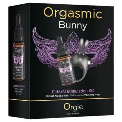 Orgie Orgasmic Bunny - Vibrating Cock Ring Set (Black)