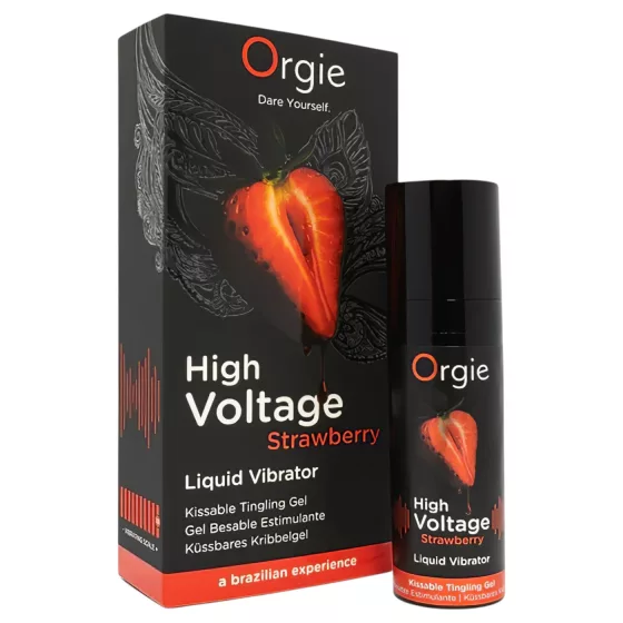 Orgie High Voltage - Liquid Vibrator - Strawberry (15ml)