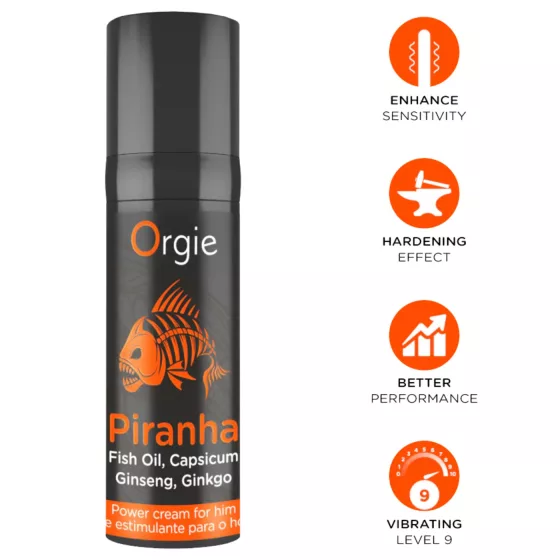 Orgie Piranha - stimulating cream for men (15 ml)
