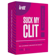   Intt Suck My Clit - clitoral stimulating gel for women - strawberry (15 ml)