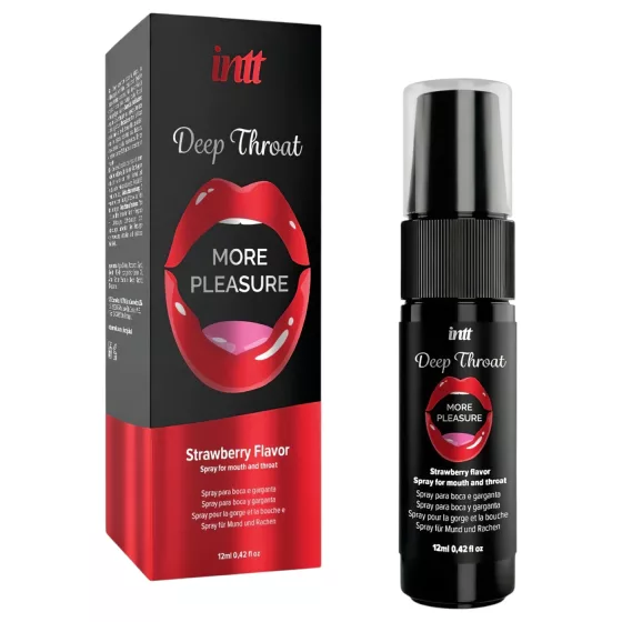intt Deep Throat - throat spray - strawberry (12ml)