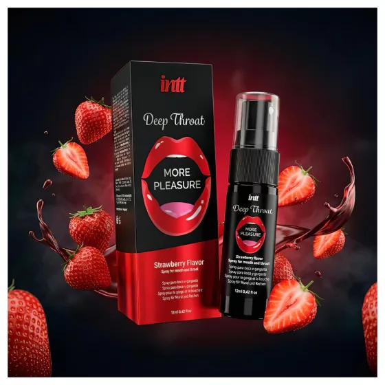 intt Deep Throat - throat spray - strawberry (12ml)