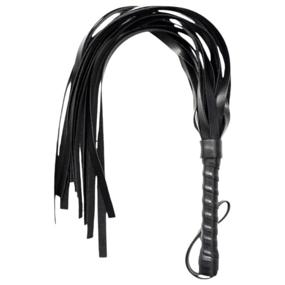 Faux Leather Whip - Black (16.5 inches)