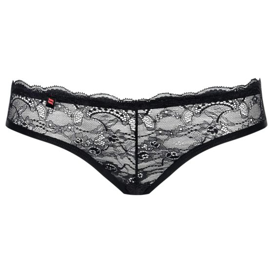 Obsessive Frivolla - Black Lacy Women's Panties - Playfully Chic