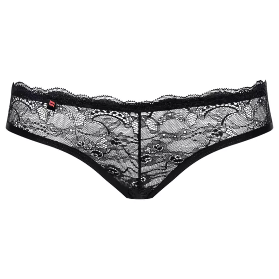 Obsessive Frivolla - Black Lacy Women's Panties - Playfully Chic - L/XL