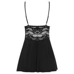 Obsessive - lace babydoll and thong (black)