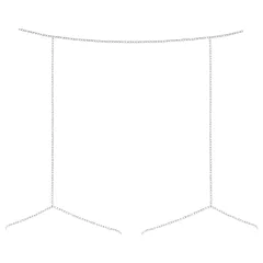 Obsessive Bijou 905 - Silver Body Jewelry Harness (Size S-L)