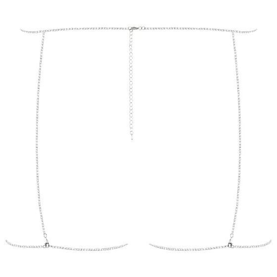 Obsessive Bijou 905 - Silver Body Jewelry Harness (Size S-L)