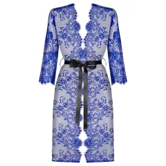 Obsessive Cobaltess - Lace Robe (Blue)