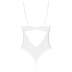 Obsessive Alissium - open crotch bodysuit (white)