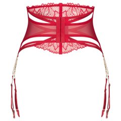 Obsessive Matildea - Lacy Chain Garter Belt (Red)