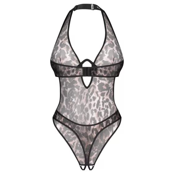 Obsessive Addia - leopard‑print open body