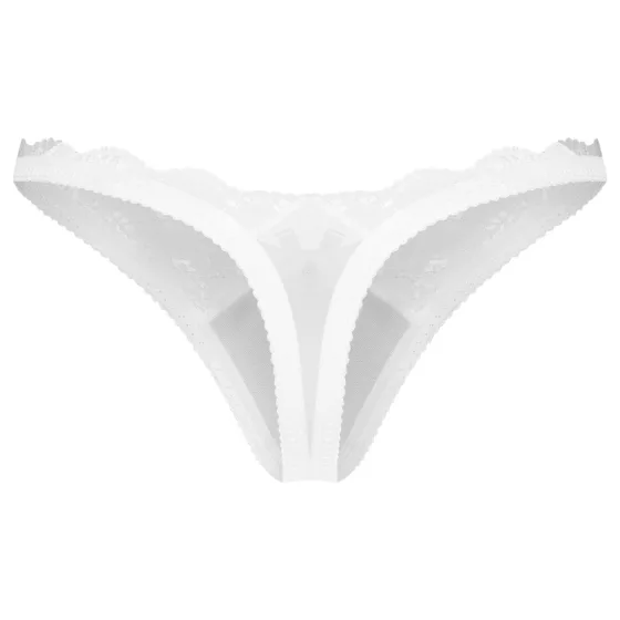 Obsessive Weddya - lace thong (white)