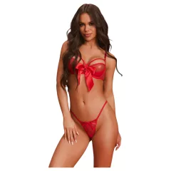   Obsessive Gifty - two‑piece sexy lingerie set for women (red)