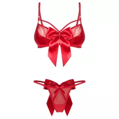   Obsessive Gifty - two‑piece sexy lingerie set for women (red)