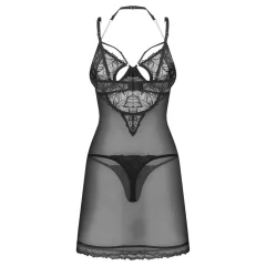 Obsessive Matildea - chemise and thong set (black)