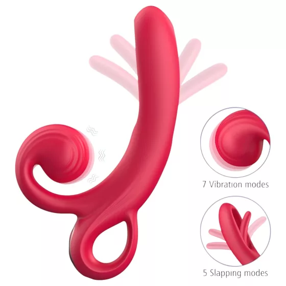 Erospace Sweet Play - clitoral arm vibrator (red)