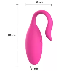   Erospace Sweet Play - wearable, app‑controlled love egg (pink)